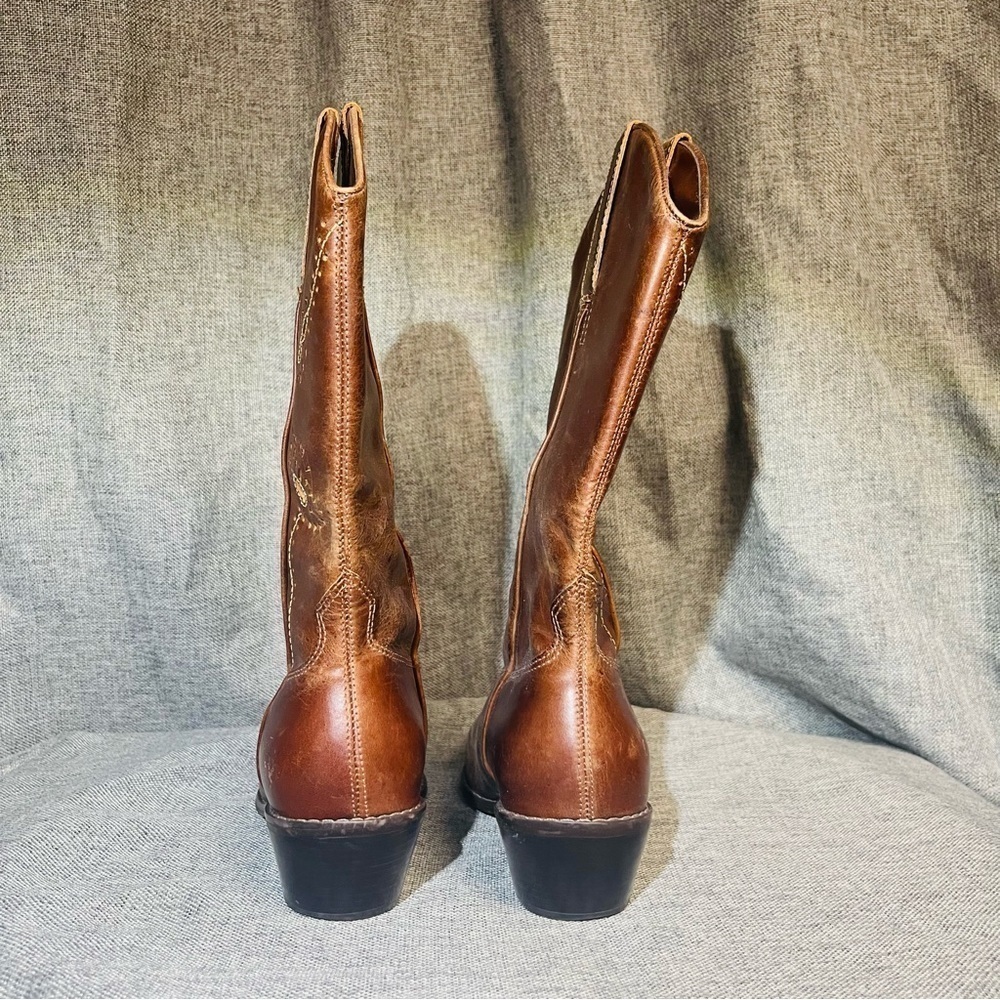 Leather Western Cowboy Boots - Picture 11 of 12